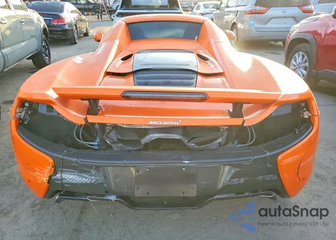 2015 Mclaren Automotive 650S Spider z USA, uszkodzony, nr VIN SBM11FAA9FW004945